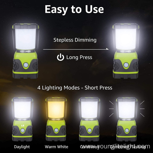 Portable 3D Battery stepless dimming Waterproof Lantern